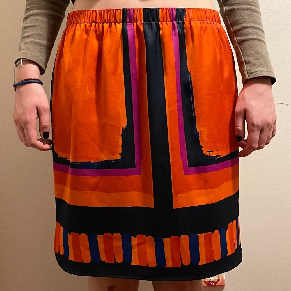 Ann Taylor Geometrical print skirt